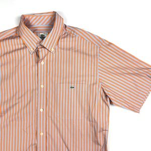 Lacoste Vertical Stripe S/S Shirt 100% Cotton